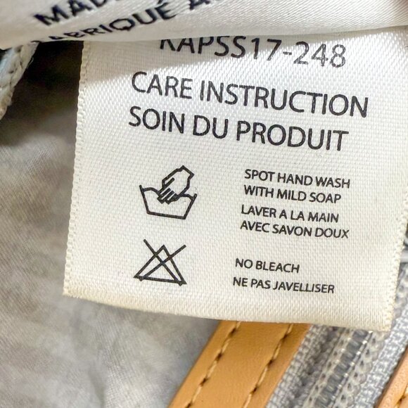 Sherpani Faith Messenger Crossbody Bag Gray Wool Tan Vegan Leather Soft Utility - Picture 13 of 14